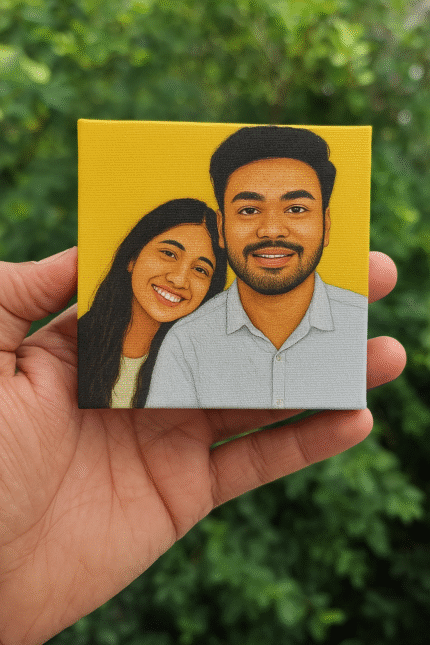 Small Canvas Couple Portrait