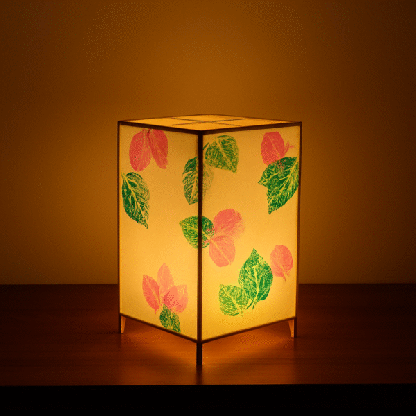 Handmade Rechargeable Floral Shadow Lamp