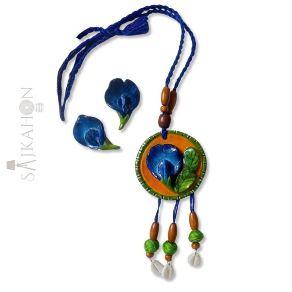 Aparajita Elegance – Clay & Bead Necklace Set