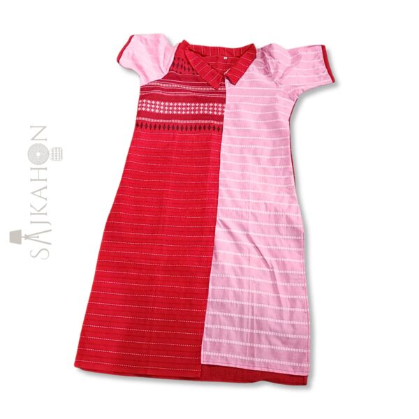 Begumpuri Half & Half Collar Kurti | L to XXXL