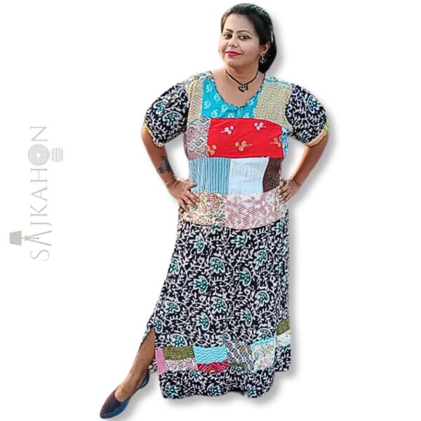 Baul Patchwork Pencil Skirt Co-ord Set