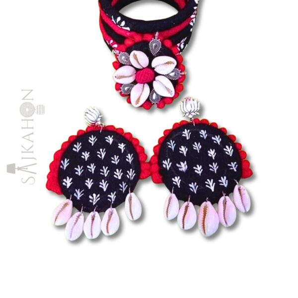 Handcrafted Fabric & Shell Fusion Set