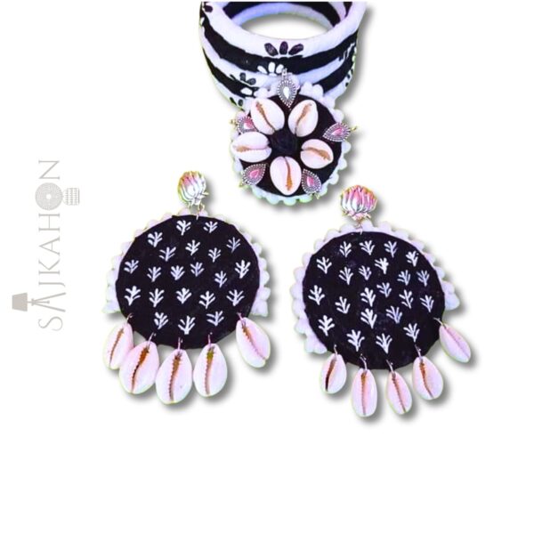 Handcrafted Fabric & Shell Fusion Set