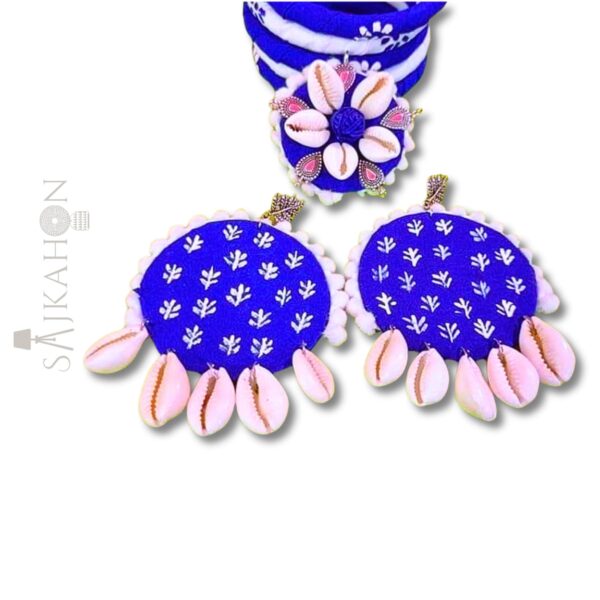 Handcrafted Fabric & Shell Fusion Set