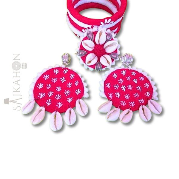 Handcrafted Fabric & Shell Fusion Set