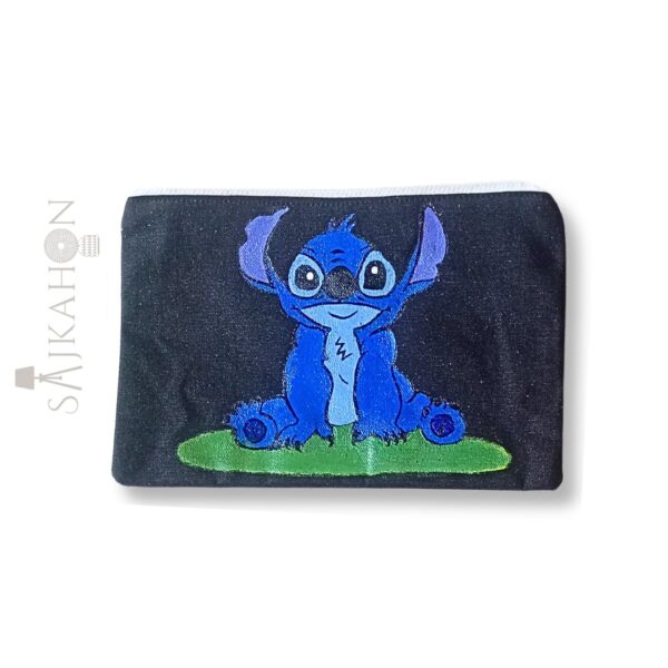 Cutie Stitch – Hand-Painted Disney Pouch Bag