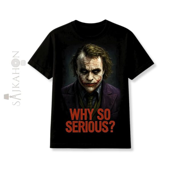 “Why So Serious?” Joker Graphic T-Shirt