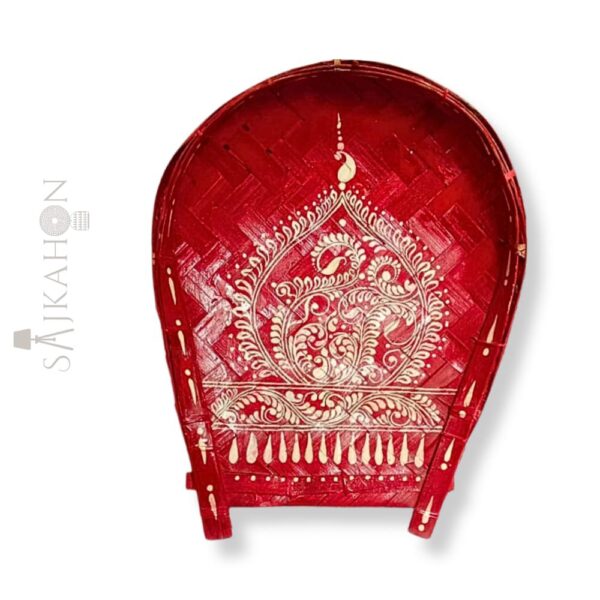 Kulo Shaj – Traditional Hand-Painted Bengali Bamboo Kulo