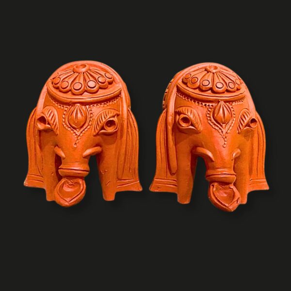 Terracotta Boonga Elephant Pair – 5.5 x 6 inch (Each)